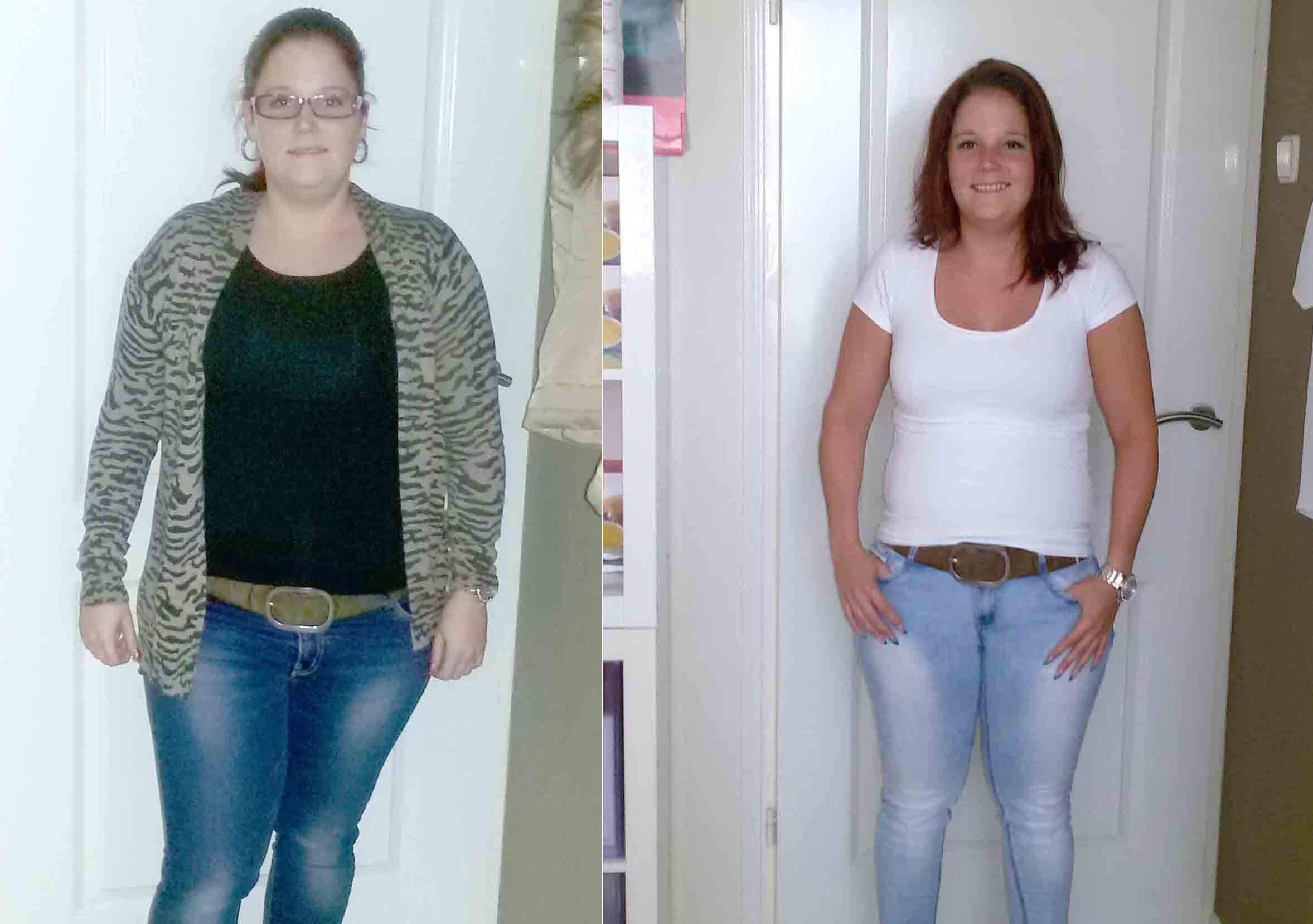 Michelle viel 16 kilo af in 6 maanden